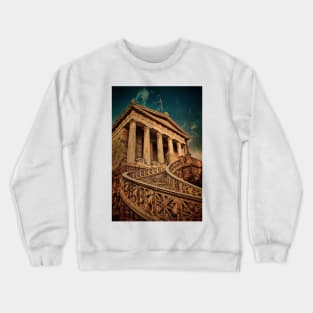 Greece. Athens. National Library. Crewneck Sweatshirt